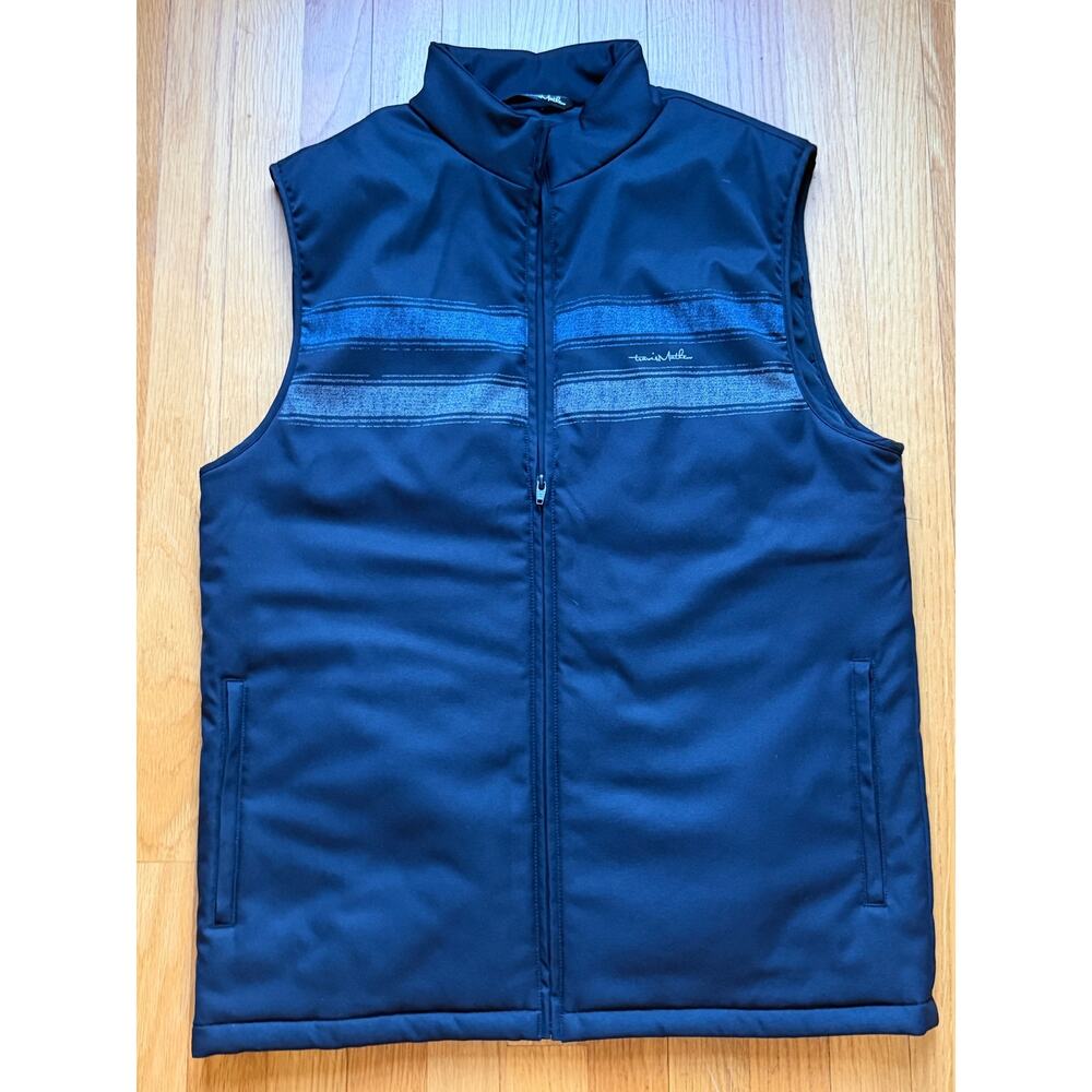 TravisMathew Black Golf Vest M